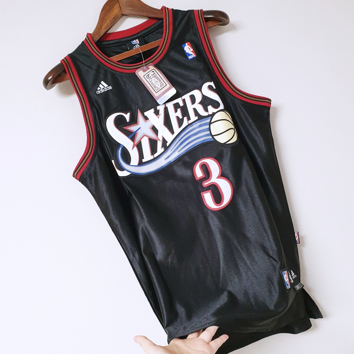 남95-100/NBA 아이버슨 새제품 농구 유니폼 민소매 티셔츠 17M534